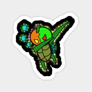 Dabbing Jack O Lantern Sea Turtle Halloween Trick Or Treat Sticker